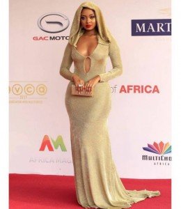 Anita Fabiola at Africa Magic Viewers Choice Awards