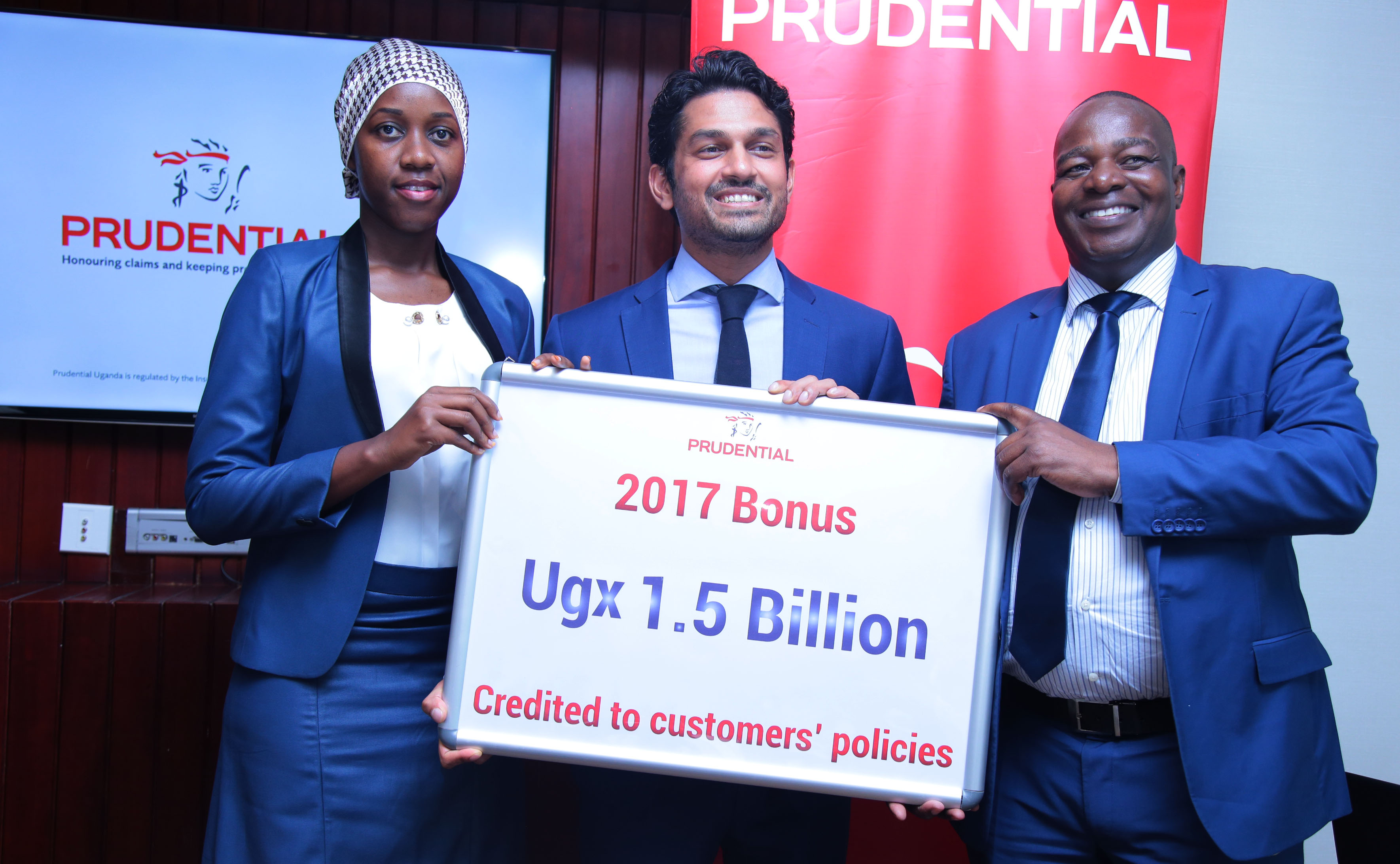 Prudential declares UGX 1.5 billion in bonuses to its customers BigEye.UG