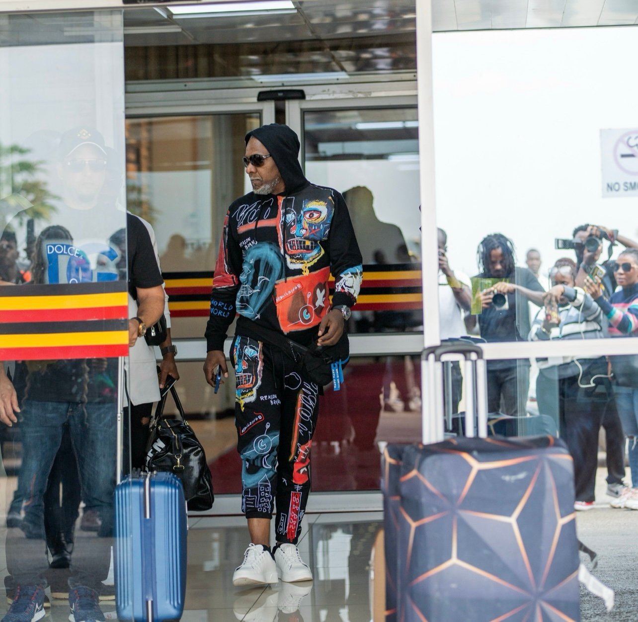 Awilo Longomba arrives in Uganda ahead of Legends of Sound Concert