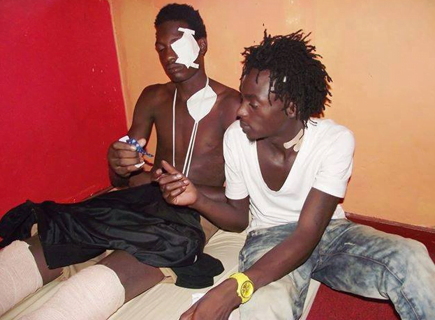 aganaga hospitalised
