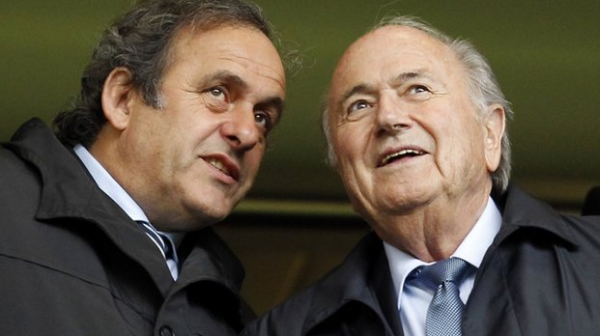 president sepp blatter and european soccer boss