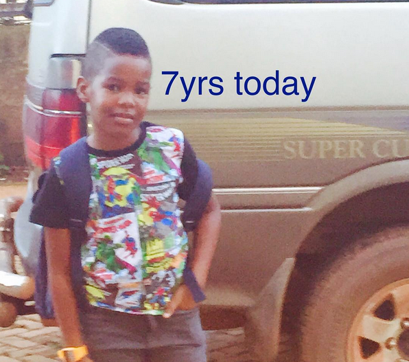 Sharon O’s baby makes 7… Here is moms message to him Sharon O son, Sydney Mulindwa