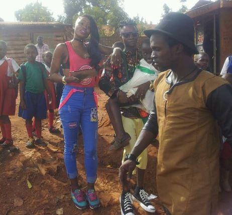 Beckie 256 shoots "Miss My Village" video