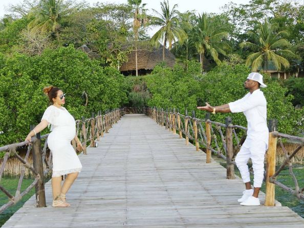 Zari gives birth to a baby boy Zari and Diamond Platnumz photo shoot