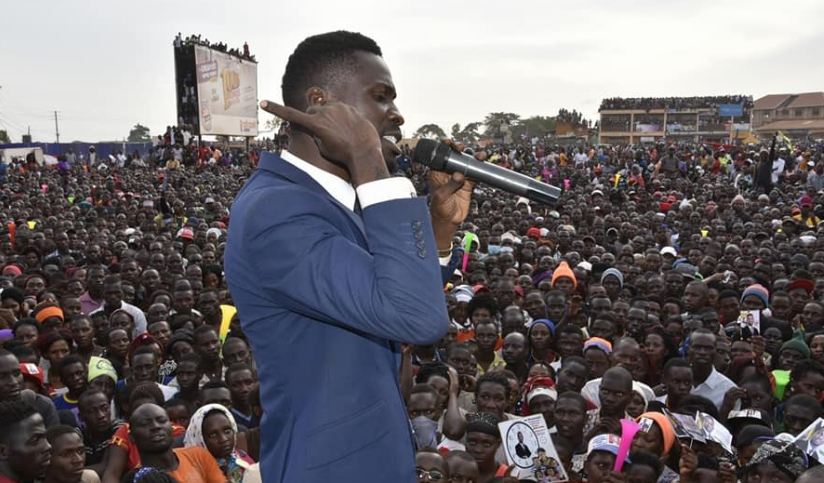 Bobi Wine final rally in Gayaza