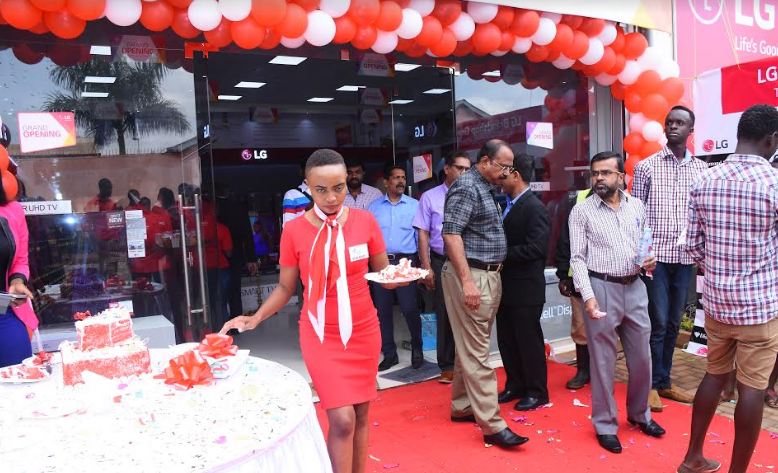 LG Electronics has launched a new brand shop in Kampala