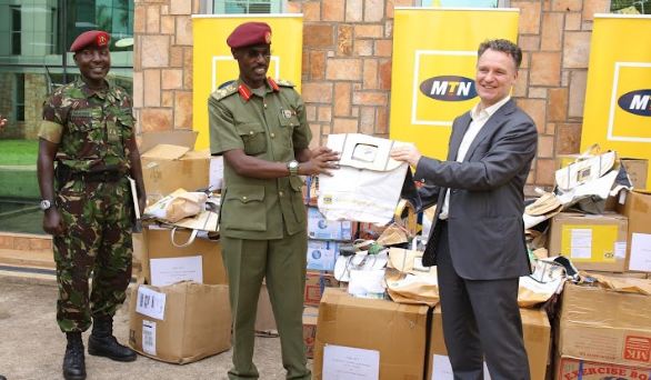 The MTN Foundation has today handed over scholastic materials including books, pens and bags and launched a one-year feeding program for Summit View Army Primary School, Kololo.