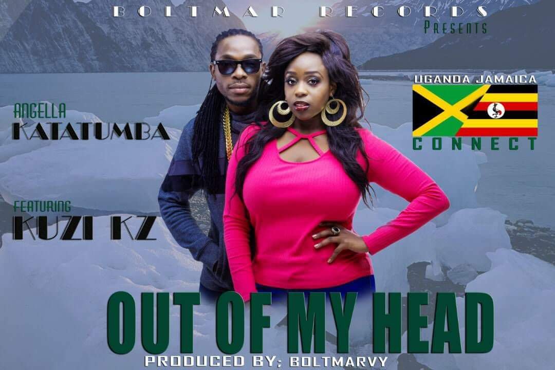 Video: Angella Katatumba and Kuzi Kz exchange saliva at Chicken Tonight
