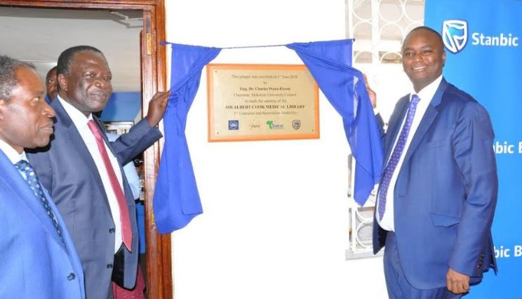 Stanbic Bank contributes UGX 197 Million towards Makerere University Sir Albert Cook Medical library renovation