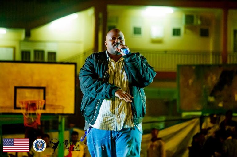 The Mith performing at Hip Hop Explosive concert at YMCA, Wandegeya