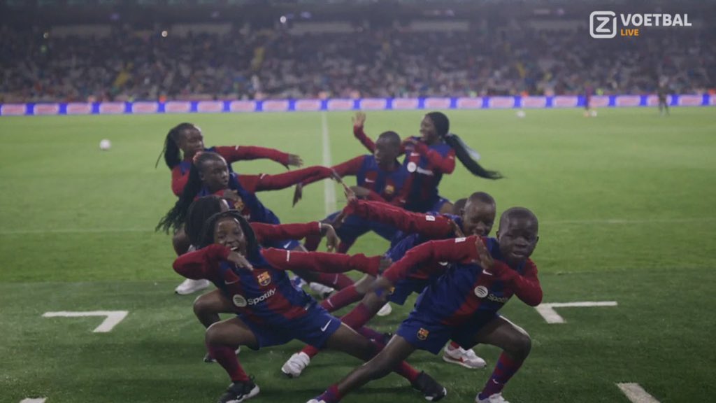 Masaka Kids Africana Wows Crowds as They Perform at FC Barcelona Vs Valencia Match