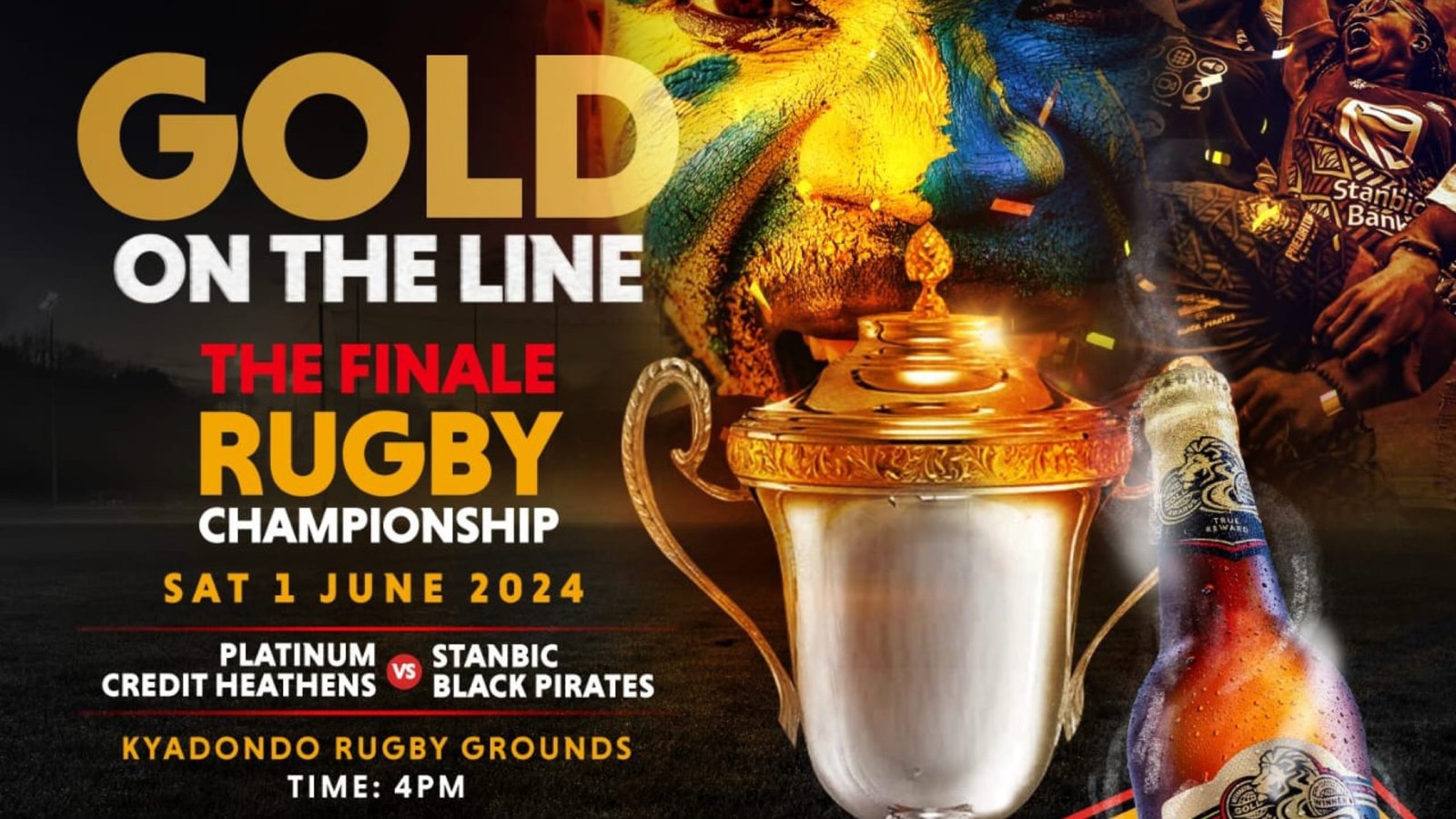 Gold On The Line: Rugby Championship Finale at Kyadondo Rugby Grounds