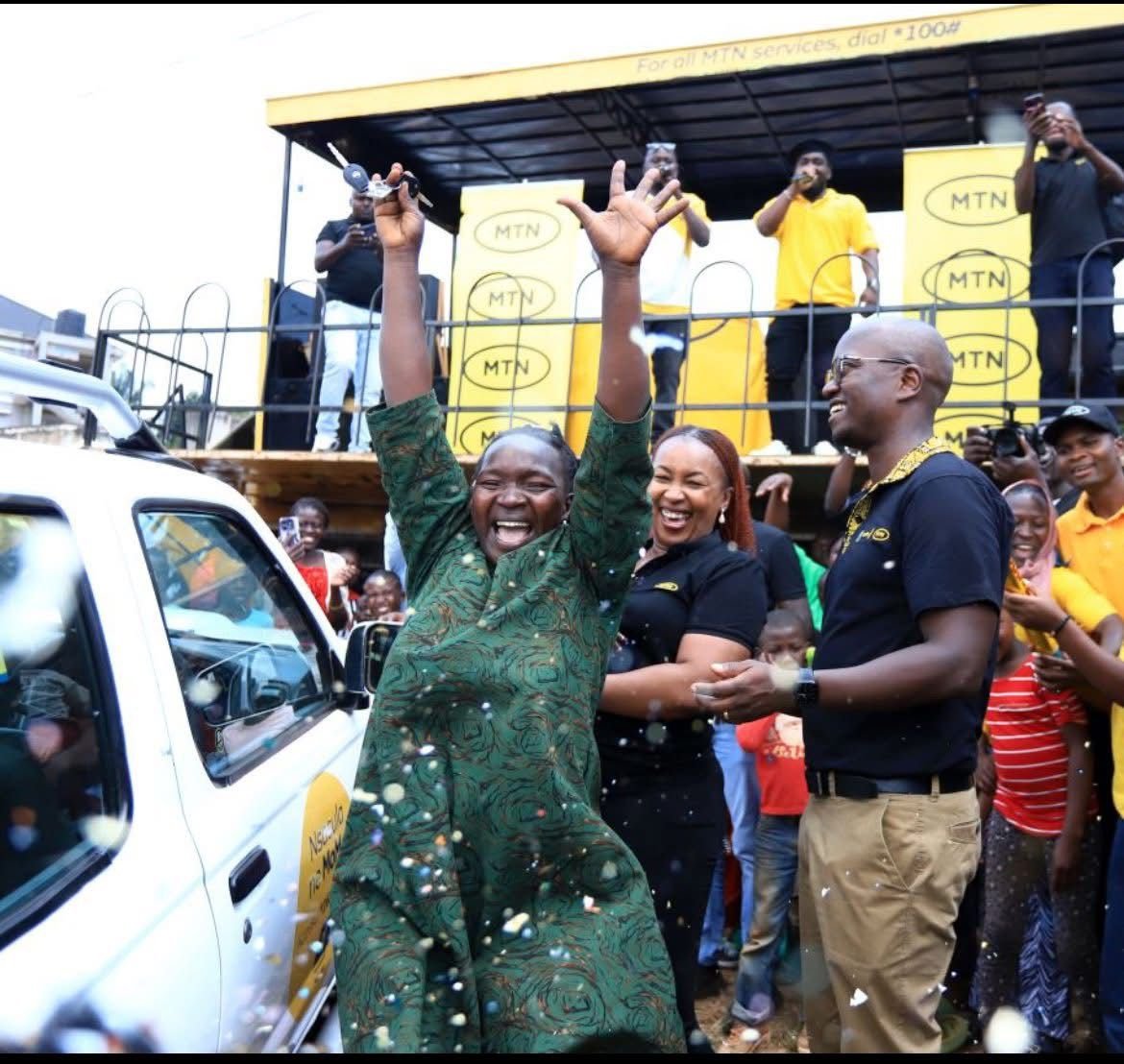 Entebbe Fruit Vendor Loses MTN-Gifted Pickup Truck in Mechanic Scandal