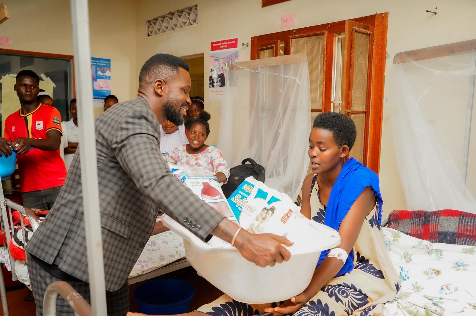 Photos: Bobi Wine Celebrates 43rd Birthday with Charity at Nkozi Hospital