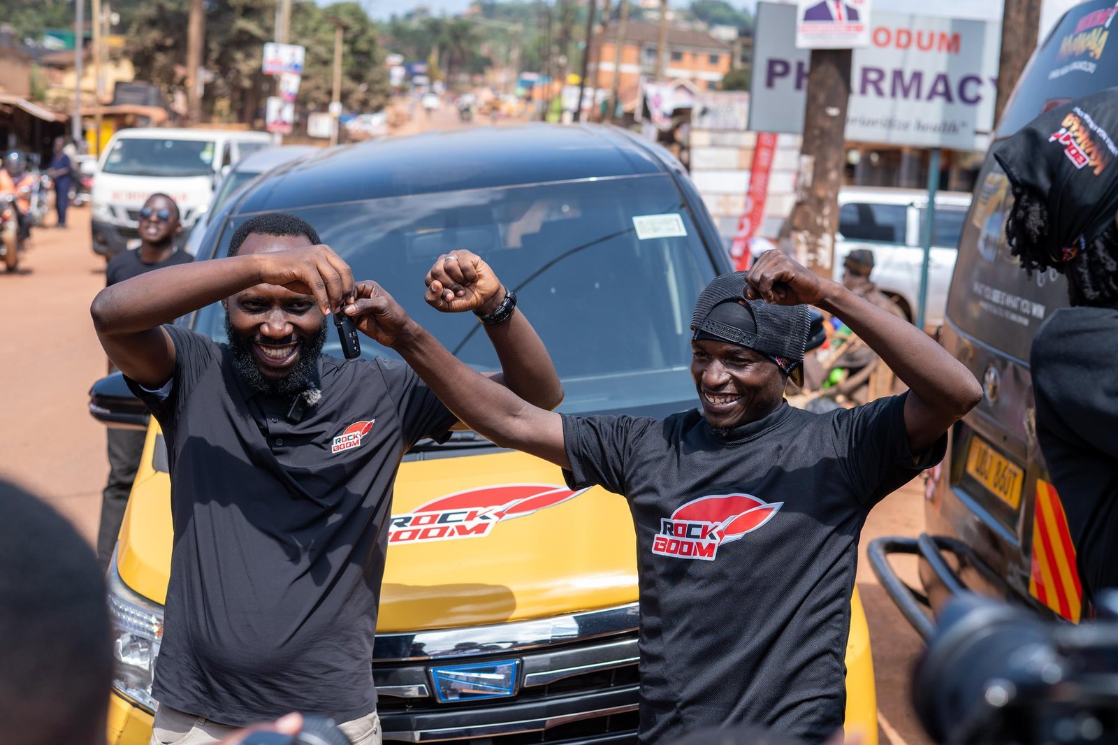 ‘Rockboom has changed my life’ — says Kigozi Ibra after wining Toyota Noah in Boom Kyakala campaign