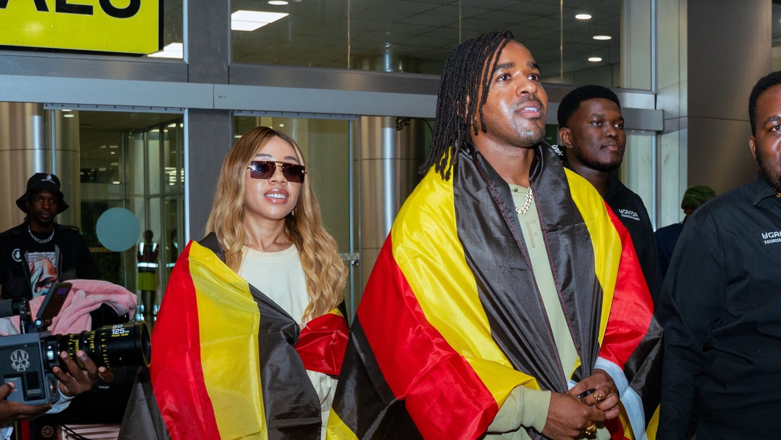 Matt B Arrives in Uganda with Grammy Trophies, Celebrates Historic Win for East Africa